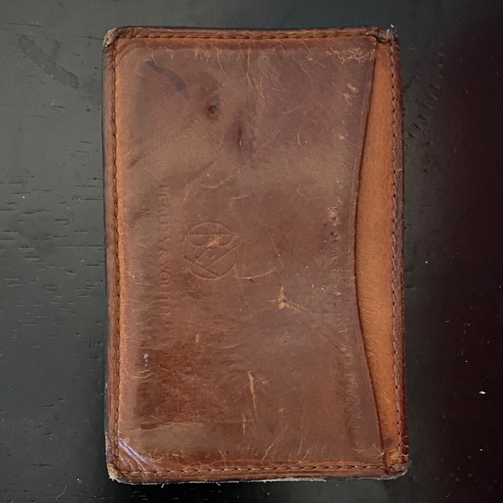Brown Leather Card Holder